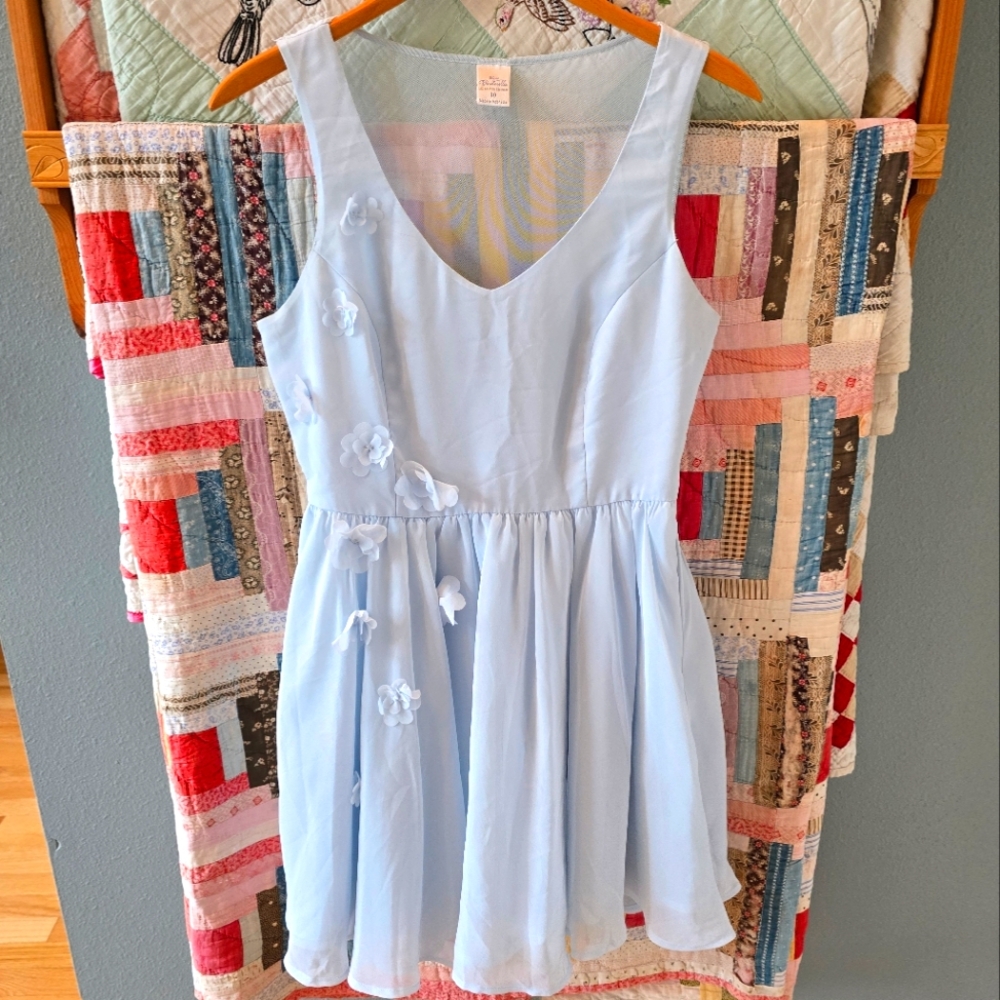 Disney's Cinderella by LC Lauren Conrad Ballad Blue Mesh-Back Dress Women's 10